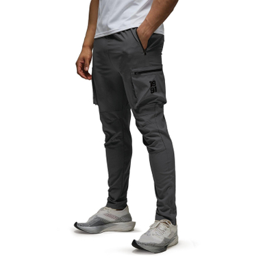 شلوار ورزشی مردانه نوزده نودیک مدل کارگو SH1963 DG رنگ طوسی