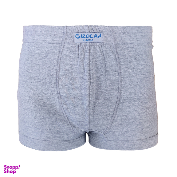 شورت مردانه گیزولان کد 107 رنگ طوسی