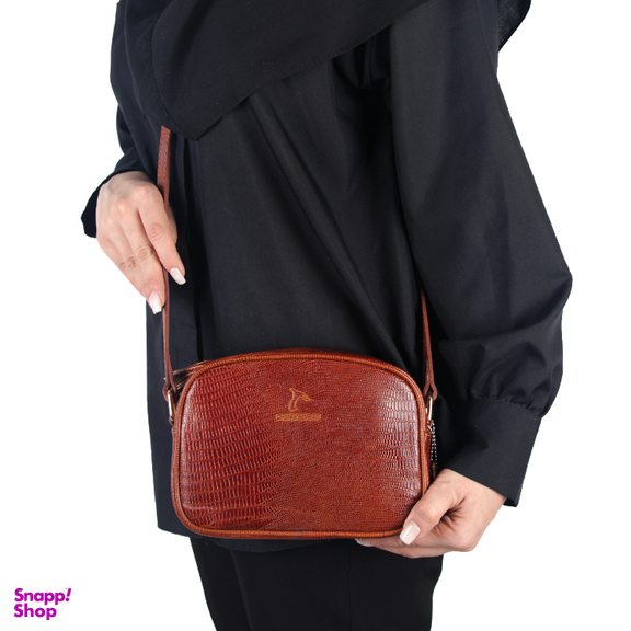کیف رودوشی زنانه چرم بارز کد DG80.LIZARD