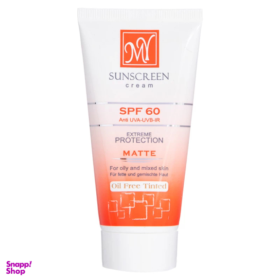 کرم ضدآفتاب SPF60 بدون رنگ مای حجم 50 میلی‌ لیتر مجموعه 2 عددی