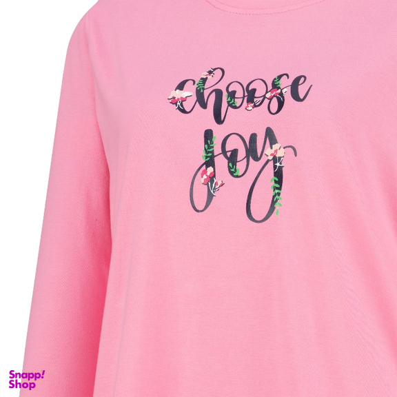 ست بلوز و شلوار راحتی زنانه کد 1037 رنگ صورتی