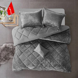 سرویس روتختی دو نفره 7 تکه نوپه هوم کد M37 به همراه روبالشی طرح دار