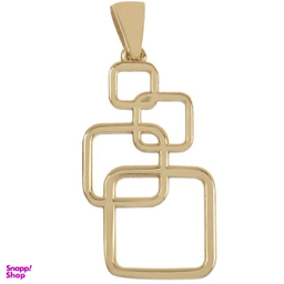 پلاک گردنبند طلا 18 عیار زنانه پانسی کد Pe6734