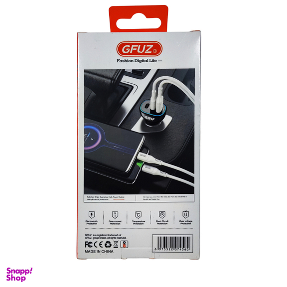 شارژر فندکی 68 وات جیفوز مدل CR-99