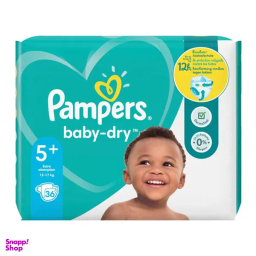 پوشک کودک پمپرز مدل Baby Dry بسته 36 عددی