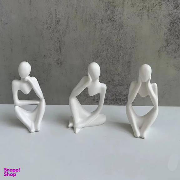 مجسمه مدل تفکر مجموعه 3 عددی