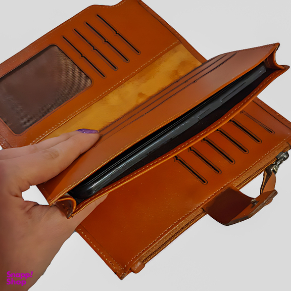 کیف چرم طبیعی مدل سامان