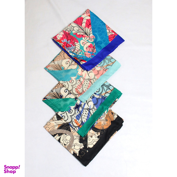 روسری زنانه آنالیا مدل ابریشم مزونی کد 9071