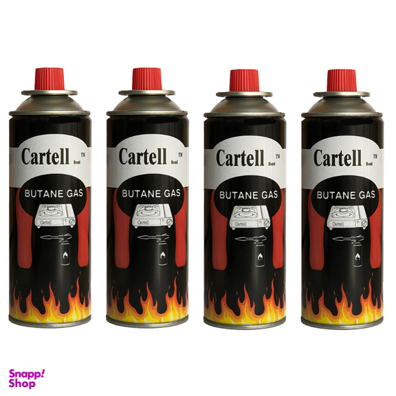کپسول گاز مسافرتی کارتل کد CG-04 بسته 4 عددی