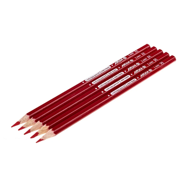 مداد قرمز آریا کد 3002 بسته 12 عددی