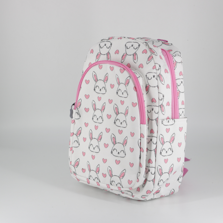 کوله پشتی دخترانه طرح خرگوش قلبی کد 65