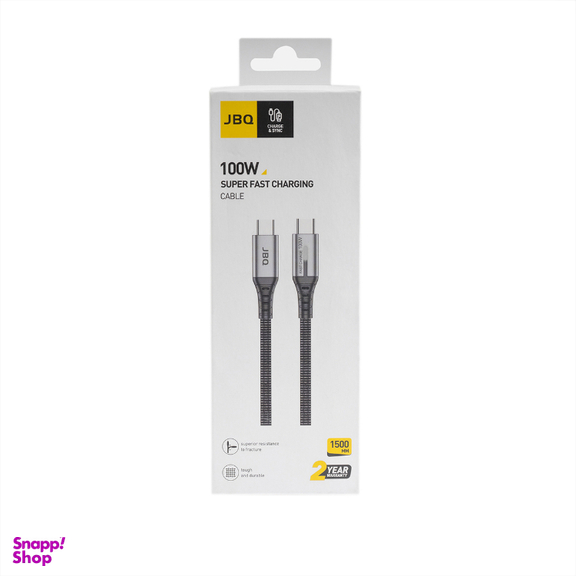 کابل تبدیل Type-C جی بی کیو مدل CA-1100 C-C طول 1.5 متر