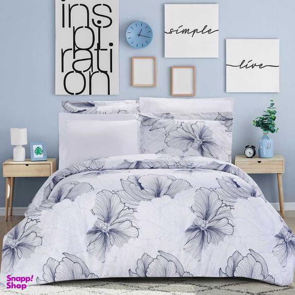 سرویس ملحفه لایکو مدل لوییزا دونفره 6 تکه سایز 200×180 سانتی متر