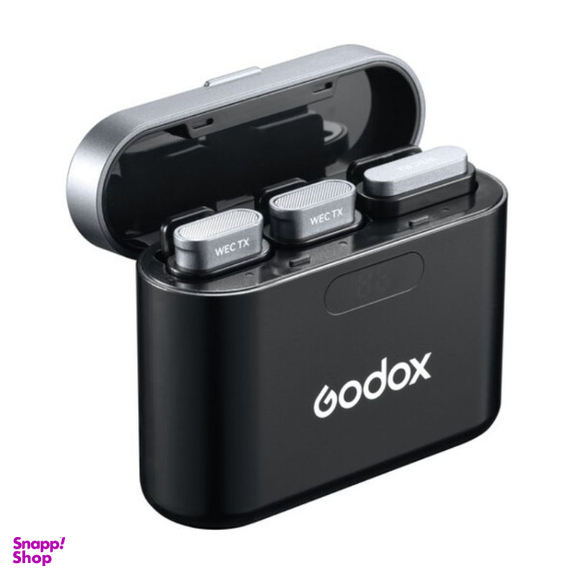 میکروفون بی‌ سیم یقه‌ ای گودکس مدل Godox WEC 2-Person Wireless Microphone
