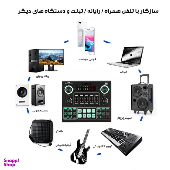کارت صدا استودیو مدل لومیز V9