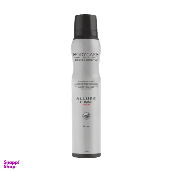اسپری دیودورانت مردانه بادی کر مدل Allure Homme حجم 150 میلی لیتر
