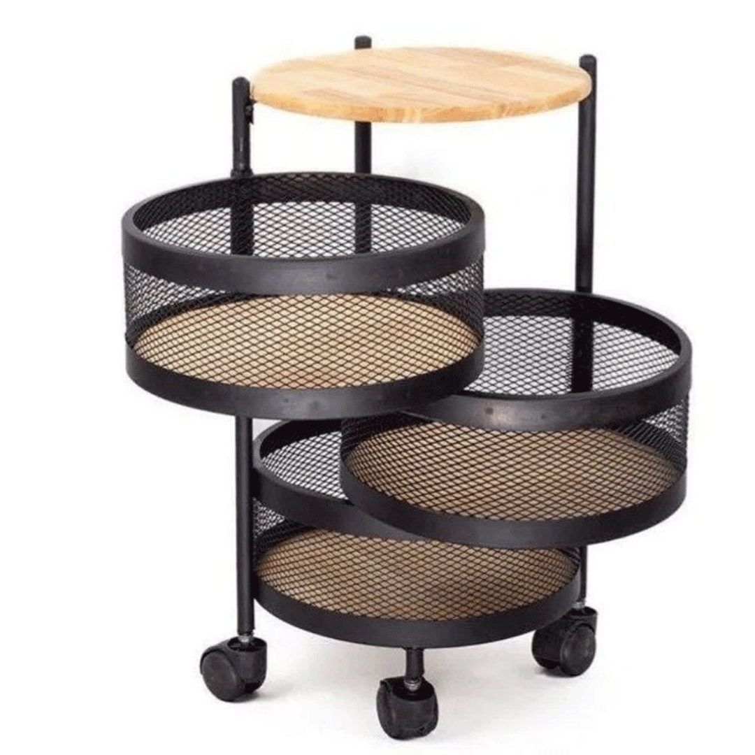 جا سیب زمینی و پیاز مدل توری چرخشی کد fR3