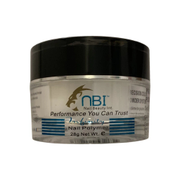 پودر کاشت ناخن ان بی آی مدل Clear حجم 28 گرم