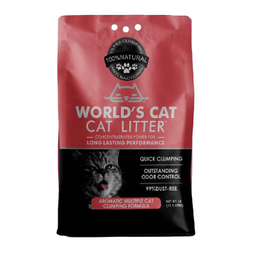 خاک بستر گربه ورد کت با رایحه پودر بچه وزن 10 کیلوگرم