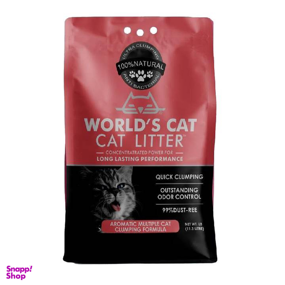 خاک بستر گربه ورد کت با رایحه پودر بچه وزن 10 کیلوگرم