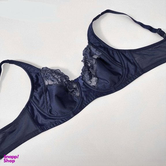 سوتین زنانه نوشه پوش کد 20407 رنگ سرمه ای