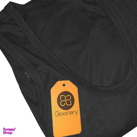 زیرپوش رکابی مردانه دکسونری مدل 355006702 نخی رنگ مشکی