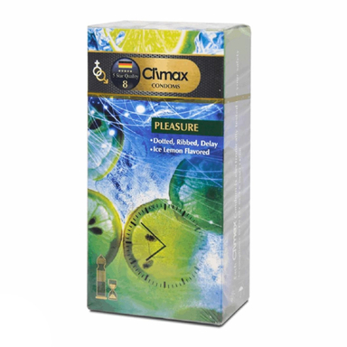کاندوم کلایمکس مدل Pleasure 8 بسته 12 عددی