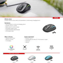 ماوس بی سیم تراست مدل YVI FX - Geometrics