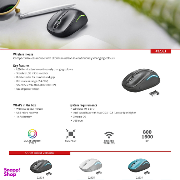 ماوس بی سیم تراست مدل YVI FX - Geometrics