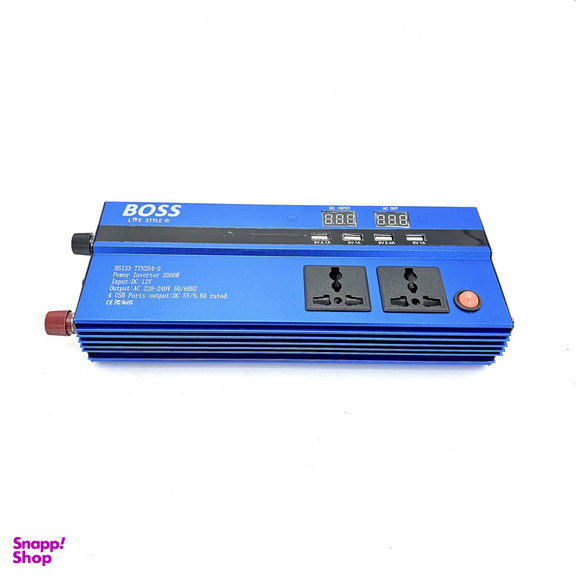 مبدل برق خودرو باس مدل BS123 TYN254-2 ظرفیت 2000 وات