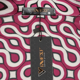 شومیز زنانه لوینت مدل vania کد 0098 رنگ صورتی و سفید