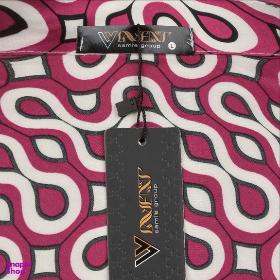 شومیز زنانه لوینت مدل vania کد 0098 رنگ صورتی و سفید