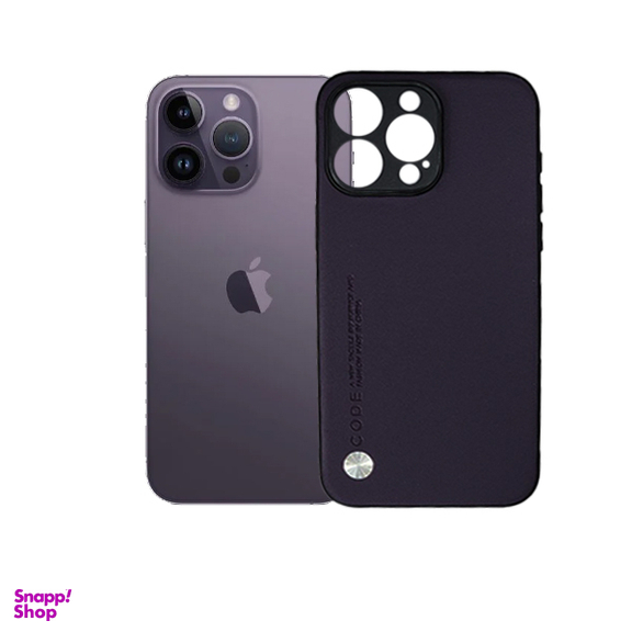 قاب گوشی موبایل CODE طرح چرم لاکچری مناسب اپل iPhone 14 Pro Max