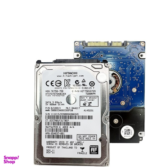 هارد دیسک اینترنال لپ تاپ هیتاچی مدل HTS727575