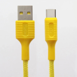 کابل تبدیل USB به Type-C شی کاریزما مدل صبا طول 1.2 متر