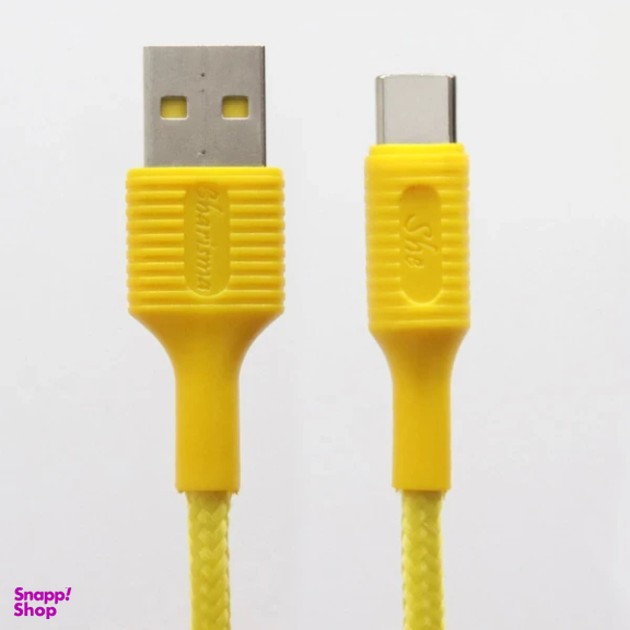 کابل تبدیل USB به Type-C شی کاریزما مدل صبا طول 1.2 متر