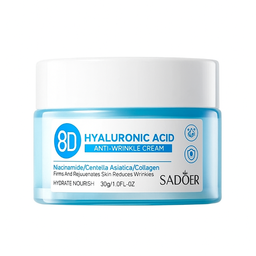 کرم ضد چروک سادور مدل هیالورونیک اسید وزن 30 گرم