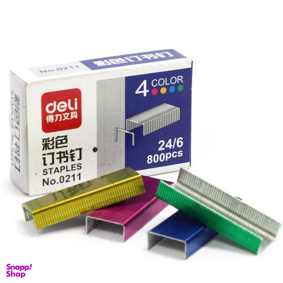 سوزن منگنه رنگی دلی کد DL-0211 بسته 3 عددی