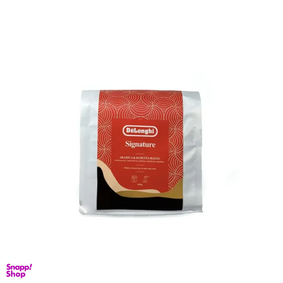 دانه قهوه قرمز سیگنیچر دلونگی وزن 500 گرم