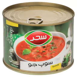 کنسرو سوپ جو سحر وزن 450 گرم