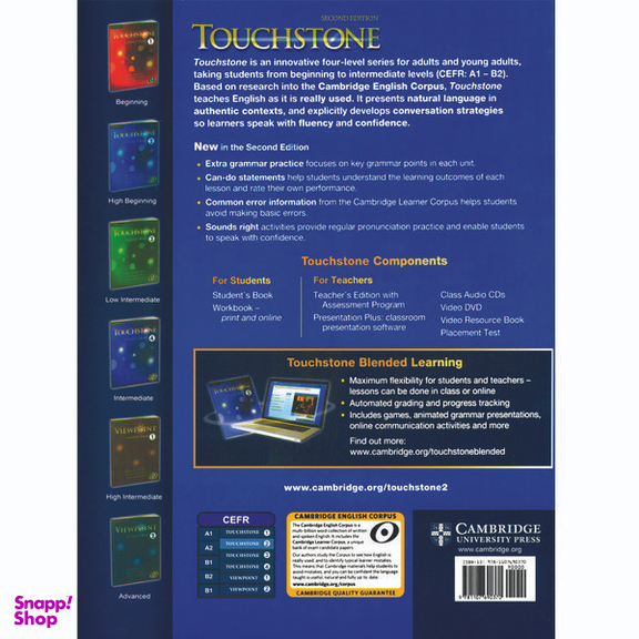 کتاب Touchstone 2 Students Book اثر جمعی از نویسندگان انتشارات دانشگاه کمبریج