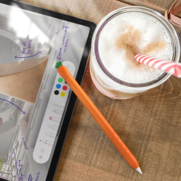 کاور قلم لمسی آهااستایل مدل PT129-2 هویج مناسب اپل سری 2