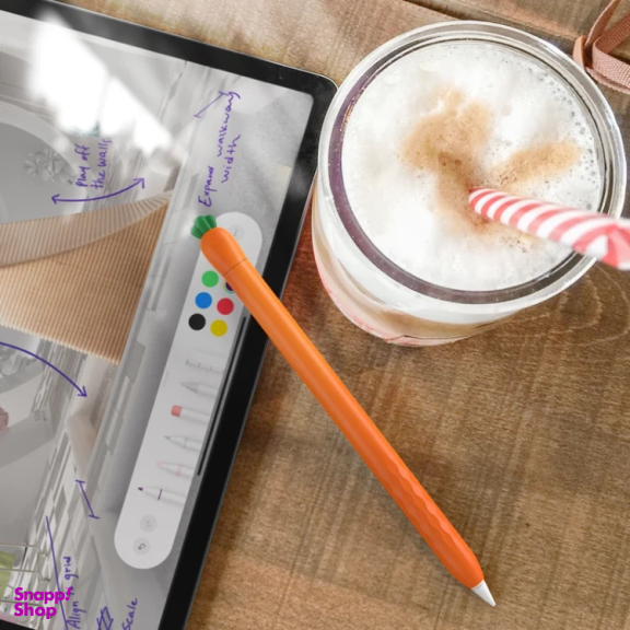 کاور قلم لمسی آهااستایل مدل PT129-2 هویج مناسب اپل سری 2