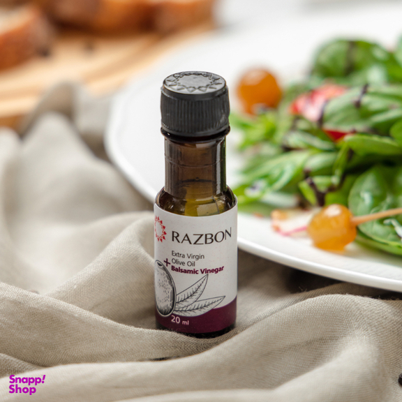 روغن زیتون فرابکر طعم‌دار آربیکن رزبن حجم 20 میلی لیتر بسته 24 عددی