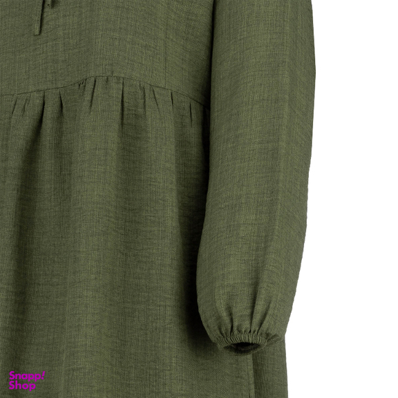 مانتو زنانه السانا مدل دلاوا کد 221053 رنگ زیتونی