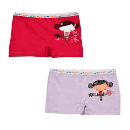 شورت دخترانه مدل پادار عروسکی کد 4 مجموعه 2 عددی