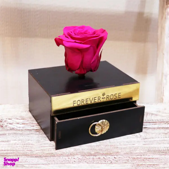 جعبه گل رز جاودان کشودار کد 01