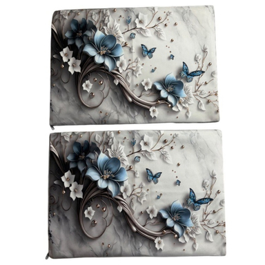 روبالشی مخمل سه بعدی طرح گل کد 309 مجموعه 2 عددی