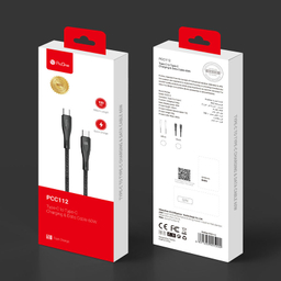کابل تبدیل USB-C به USB-C پرووان مدل 60W-PCC112 طول 1 متر