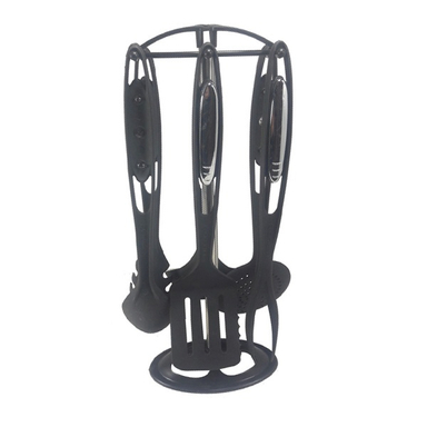 سرویس کفگیر و ملاقه 6 پارچه کد 00526 به همراه استند